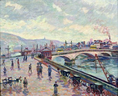 Die Seine in Rouen von Jean Baptiste Armand Guillaumin